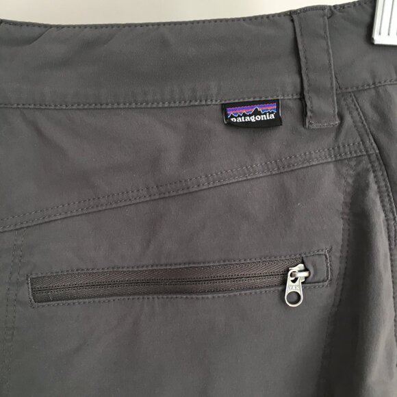 PATAGONIA Gray Zip Pockets Adjustable Length Drawstring Hiking Pant - Picture 16 of 16